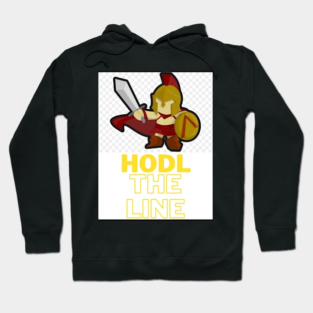 HODL the LINE Hoodie by Shedya